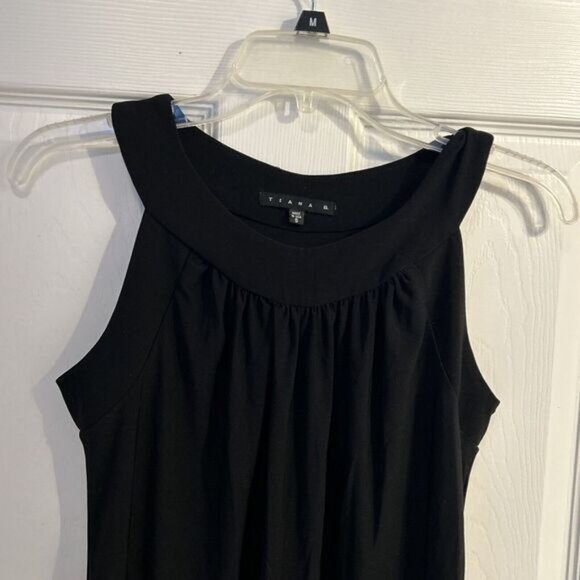 Tiana B. Size S Small Woman's Black Sleeveless Swing Dress - Picture 2 of 7